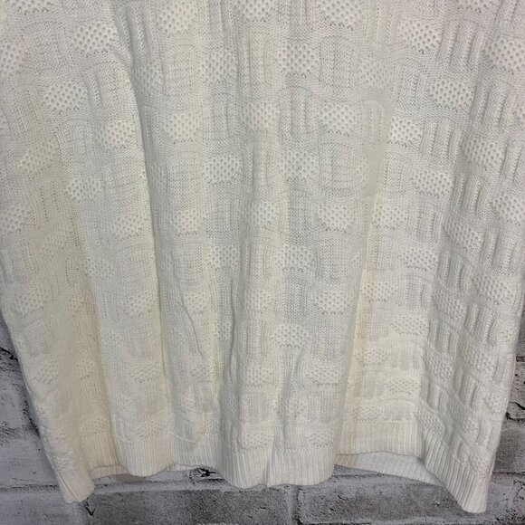 Vintage 90s Penmans Textured Knit Grandma Cardigan Sweater Vest - Picture 6 of 12